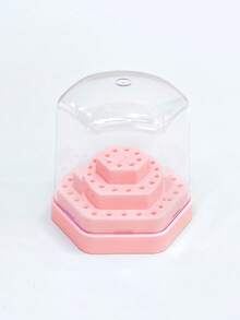 Beautizon Nailartlab Nail Polish Grinding Head Storage Box, Hexagonal 48-Hole Grinding Head Display Stand, Socket, Tungsten Steel Grinding Head Display Base - Multicolor - View 9