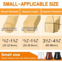 Floor Protection Ultimate Solution:24-Pack Dual-Material Chair Leg Pads - Soft Felt And Non-Slip Silicone Protectors For Hardwood/Tile/Laminate Floors - Scratch Prevention, Noise Reduction & Enhanced Furniture Mobility