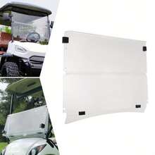 YUNRUX Transparent Golf Cart Windshield For EZGO TXT 2014+ With High-Strength - A - View 9