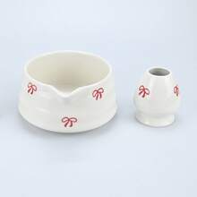 4/5pcs Matcha Whisk Set, Cute Bow Japanese Tea Set Includes Whisk Sets And Matcha Bowl With Spout, Traditional Japanese Matcha Kit For Perfect Frothy Matcha Green Tea - Multicolor - View 6