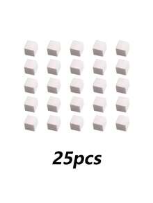 101pcs White Mini Replaceable Nail Art Sponges, Nail Art Sponge Metal Grabbers, Nail Art Gradient Sponges, Nail Art Sponge Set For Gradient Color Nail Art Sponges DIY Nail Art Tools Nail Art Supplies Nail Art Accessories