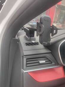 Universal Telescopic Car Phone Holder – Adjustable For Dashboard & Windshield, 360° Rotation, Retractable Arm, Supports Suction Cup & Air Vent Mounting, Fits All Smartphones & Vehicles, Ideal For GPS Navigation & In-Car Use - Black - View 7