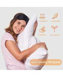 12/6/2/1 包眼罩眼罩睡眠面罩适用于团队游戏旅行睡眠派对用品带可调节肩带适用于男女儿童，黑色，学校，返校，旅行，旅行必需品，家居必需品，眼罩，睡眠面罩 - 彩色 - 查看 8