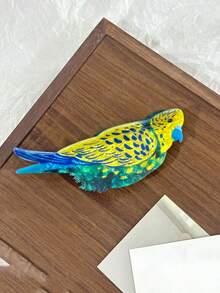 1 peça de prendedor de garra de pássaro, andorinha, papagaio, acessório de cabelo personalizado da moda para rabo de cavalo, coque, decoração de cabelo com garra, acessórios de cabelo para presente, acessórios de outono - Multicolorido - Ver 6