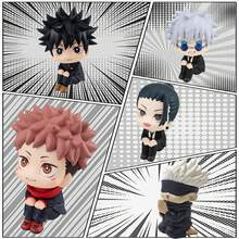 bandai Seria postaci z anime-Gojo Satoru, Itadori Yuji, Shakkyo, Fushiguro Megumi, Anime Chibi statyczne figurki na biurko, prezent