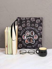 1PC Book Sleeve Book Protector Book Pouch Book Lovers Gifts Bookish Gifts Book Cover With Zipper For Hardcover Paperback Washable Floral Printed Gift Bag For Women Daughter GirlBirthday, BookCover Back To School,Back To School,School Supplies - Multicolor - View 12