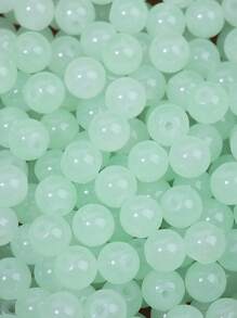 100 件 8 毫米彩色玻璃珠，仿玉材料，玻璃圆珠，适用于手工 DIY 手链、项链、珠宝配饰 - 彩色 - 查看 26