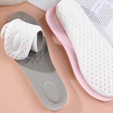 1 双可修剪女鞋鞋垫，防臭，抗菌，柔软舒适，纯粉色