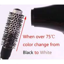 Bundle para peinado definitivo: Set de cepillos cerámicos térmicos redondos, cepillo Detan Perfect con ventilación rizada, perfecto para rizarse y dar volumen al cabello