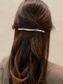 1pc Simple And Modern Korean Style Straight Clip Hairpin, Suitable For Young Women, Suitable For Parties And Daily Wear Hair Accessories Clips, Claw Clips, Hair Claws, Hair Sliders, Hairpin-Style Hair Accessories., Hair Barrettes