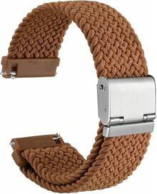 Smart Watch Strap - Brown (Silver Buckle) - View 12