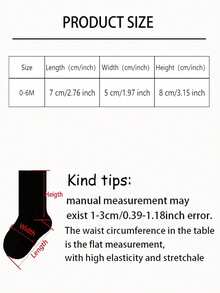 8 đôi tất cho bé, tất dài đến bắp chân, màu trơn và sọc, thích hợp để mặc hàng ngày - Nhiều màu - Xem 2