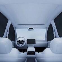 Easypie Selection Magnetic Car Window Shades - 100% Blackout & Heat Blocking Side Window Covers, Universal Fit For Most Cars - Car Curtains - View 2