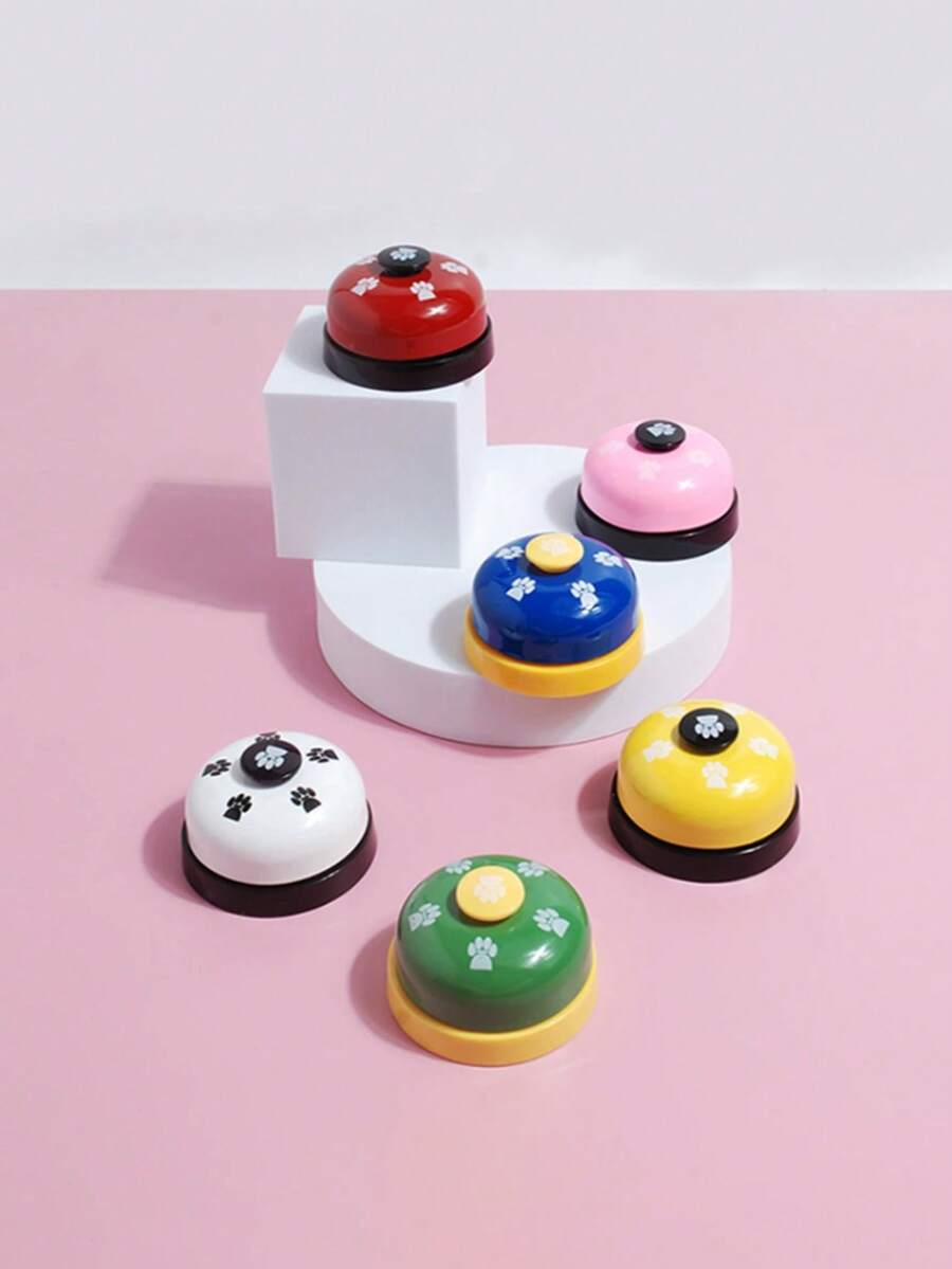 1 pieza Campanas de entrenamiento para mascotas, campana para perros para entrenamiento de puerta, ir al baño, comunicación y juguetes interactivos para el entrenamiento de agilidad de mascotas