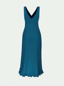 Nuevo vestido de fiesta ajustado con volantes, de verano, versátil y elegante, al estilo europeo y americano