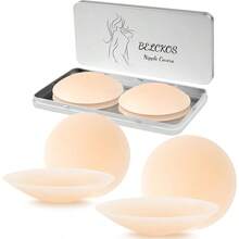 QY Cakes Nipple Covers Non Adhesive Cakes Grippy Seamless Covers Silicone Nipple Covers Nipple Pasties For Women 8380 - khỏa thân - Xem 1