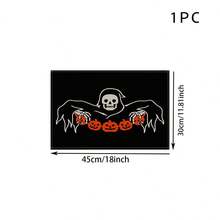 1/4/6件万圣节系列餐垫，主要属于万圣节，节日餐垫，适合派对厨房餐厅装饰，防滑耐热，万圣节快乐餐垫农舍室内厨房餐桌装饰家庭派对，适用于厨房餐桌，室内/室外可洗餐垫可擦拭桌垫。