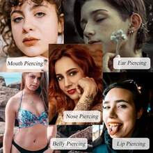 Kit de catéter IV de liberación automática para perforación de oreja y nariz, herramientas de perforación corporal, suministros de perforación, Nuevo surtido de 8 piezas de agujas de catéter de acero de 14G, 16G, 18G, 20G para perforaciones - Multicolor - Ver 8