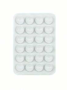 5 pezzi/1 set Supporto per telefono in silicone G, S Cup, Maniglia per cellulare senza mani, Stagna per pinzetta compatibile con e Android, è adatto per cover posteriore in vetro liscia del telefono cellulare, non per copertura posteriore a rovinosità del cellulare bianco + nero + rosa + trasparente + pasqua rosata per la primavera