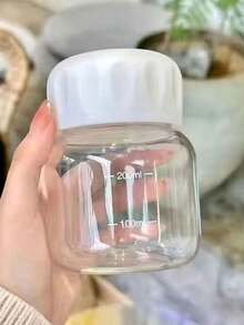 1件/2件便携式外卖玻璃咖啡杯水瓶带盖牛奶杯饮水杯耐热茶杯家用厨房日用密封旅行杯 - 彩色 - 查看 13