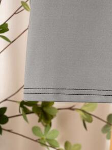 Young Boys' Simple Casual Letter Print Color Block Short Sleeve T-Shirt And Shorts 2pcs/Set - Multicolor - View 8