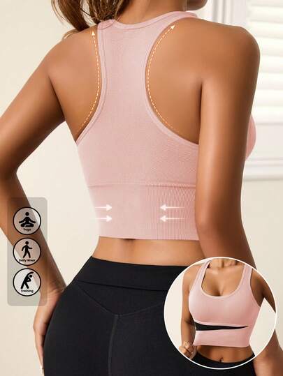 1PC Bras, Beautiful Back Underwear Sports BH out Underwire, Fitness Wear. view 2