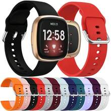 Dây đeo tương thích với Fitbit Sense/Versa 3 / Versa 4 / Sense 2, Dây đeo thể thao bằng silicon mềm, Dây đeo thay thế cho nam nữ - Versa3/Versa4 - Xem 1