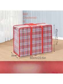 Extra Large/Large/Medium Waterproof Woven Bag, Portable Packing And Moving Bag, Thickened Storage And Organization Bag, Luggage Bag, Travel Bag, Clothing Storage Bag, Miscellaneous Bag, Yard Storage Bag