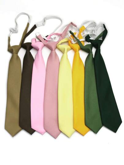 1pc Elastic Necktie For Women, Suitable For Casual, Street, College Style, Daily Wear For Dress For Christmas Decor