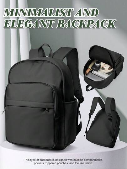 Backpack Purse For Men Casual Daypack Lightweight Laptop Bag Waterproof Nylon Travel Backpack Carry On Backpack Computer Backpack, School Backpack Nurse Teacher Backpack Professional College Business Work Bags, Bags For Traveling