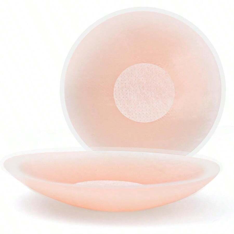 QY Nipple Covers For Women Cakes Nipple Covers 1 Pairs Silicone Reusable Breast Petals  Nipple Cover 8380 - 如圖 - 查看 1
