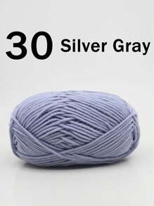 1/2支 5股混色乳白色腈纶纱线，50克/支，柔软多用途，中等粗细的乳白色纱线 - 非常适合手工编织、手工织造、DIY工艺品，可用于DIY钩编包、手提袋、围巾、帽子、毛衣、衣服、拖鞋、鞋子、玩偶、靠垫、钩编毯子、手工钩编项目、DIY小礼物、情人节礼物。