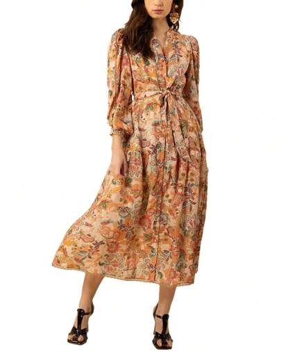 Hale Bob Allie Linen Dress