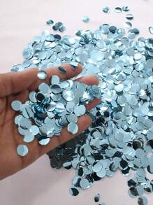 Round Pink/Blue Confetti Baby Girl/Boy Reveals Props Baby Party Birthday Party Holiday Wedding Throwing Confetti Party Atmosphere Props - Multicolor - View 11