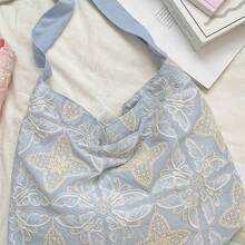 Women Shoulder Bags - 蝴蝶淺藍 - 查看 6