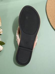 Infradito da donna con strass a T, sandali da spiaggia comodi per uso interno/esterno