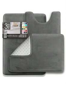 Bathroom Anti-Slip Mats - Light Grey - View 7