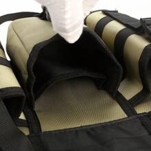 新款旅行户外休闲单肩斜挎包，带水瓶和雨伞架，适合中老年人