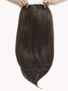 Hair Toppers For Hair Loss 18inch Hair Pieces For Women 6.5X6.5 Inch Hair Topper Adding Extra Hair Volume, Brown Straight Hair Toppers For Women