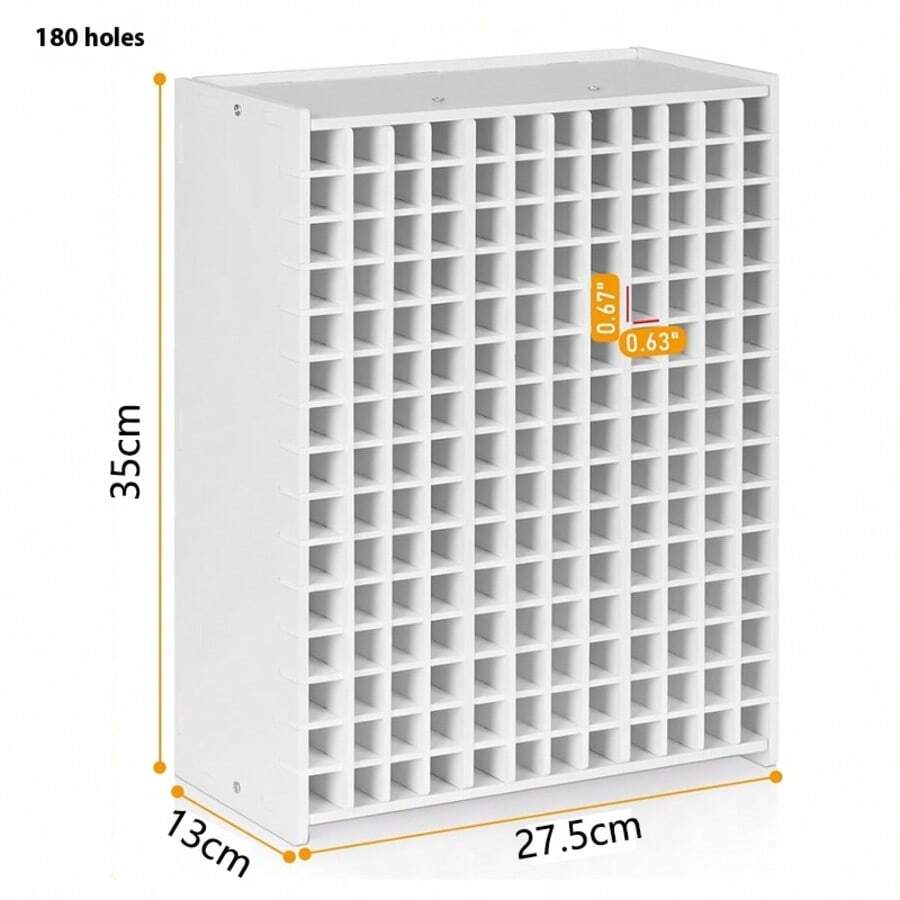 180-Slot Marker Pen Organizer Rack, Watercolor Pen & Colored Pencil Storage Box, Desktop Organizer For Home, School, Office, Chinese New Year Decoration Gift