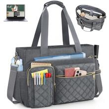 NEWHEY Túi đựng laptop 15.6 inch, túi xách công sở nữ, túi xách y tá, túi đựng máy tính chuyên nghiệp, túi đeo vai, cặp đựng laptop, phù hợp cho văn phòng, trường đại học, trường điều dưỡng và các dịp khác, món quà Ngày Nhà giáo tuyệt vời nhất dành cho phụ nữ. - Nhiều màu - Xem 5