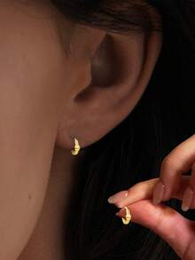 1 khuyên tai bạc 925 hình 12 cung hoàng đạo - Món quà thời trang và tinh tế dành cho phái nữ - Bông tai đơn - Xem 2