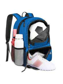 New Large Capacity Detachable Ball Compartment Basketball Bag, Multifunctional Student Outdoor Sports Training Bag, Portable Soccer Ball Bag