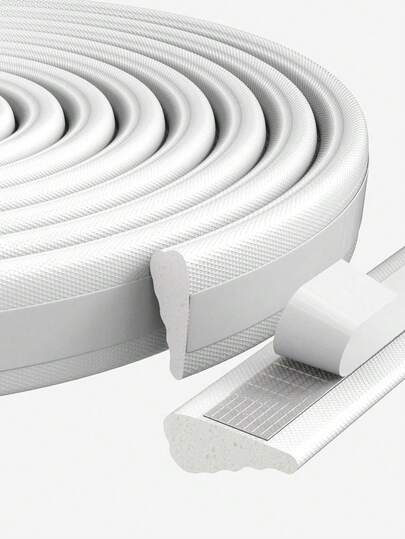 1pc Self-Adhesive Window Seal Strip, High Elasticity Nylon Coated Outdoor Door Soundproof Insulation Sealing Tape