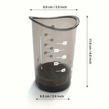 1pc Chop Cup Multi-Functional Vegetable, Mushroom, Egg & Strawberry Slicer Cup - Heavy-Duty Plastic Food Chopper, Manual Kitchen Gadget For Fast Meal Prep, Dishwasher - Ideal For Home Cooks & Professional Kitchens, Vegetable Chopping, Easy Storage, Sharp Blades, Busy Moms