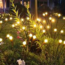 Horror Eyeball Solar Garden Light Halloween Decoration Outdoor Flickering Firefly With Ghost Light Solar Halloween Light Suitable For Lawn, Patio, Party Decoration - Multicolor - View 10