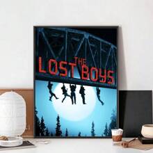 1pc Lost Boys 1987 Movie Poster No Framed Poster Kraft Club Bar Paper Vintage Poster Wall Art Painting Bedroom Study Stickers,Canvas Gifts Birthday Graduation