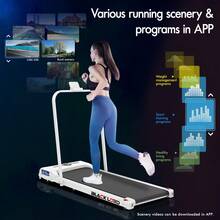 BLACK LORD Treadmill Walking Pad Gym Fitness Foldable - White - View 10