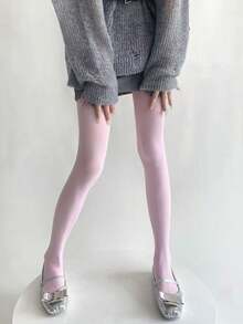 1 Quần tất nhung nhiều màu sắc cho nữ, quần tất mờ, định hình, chống vướng, co giãn, dày, thời trang, nhiều màu sắc, ấm áp - Nhiều màu - Xem 6