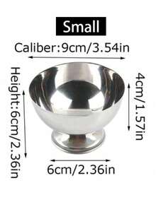 1 件甜点盘、蔬菜碗、不锈钢冰淇淋杯、托盘、下午茶布丁甜点杯、可爱盘子、托盘、烛台不锈钢冰淇淋杯、高杯碗下午茶布丁甜点杯可爱盘子烛台 - 彩色 - 查看 13